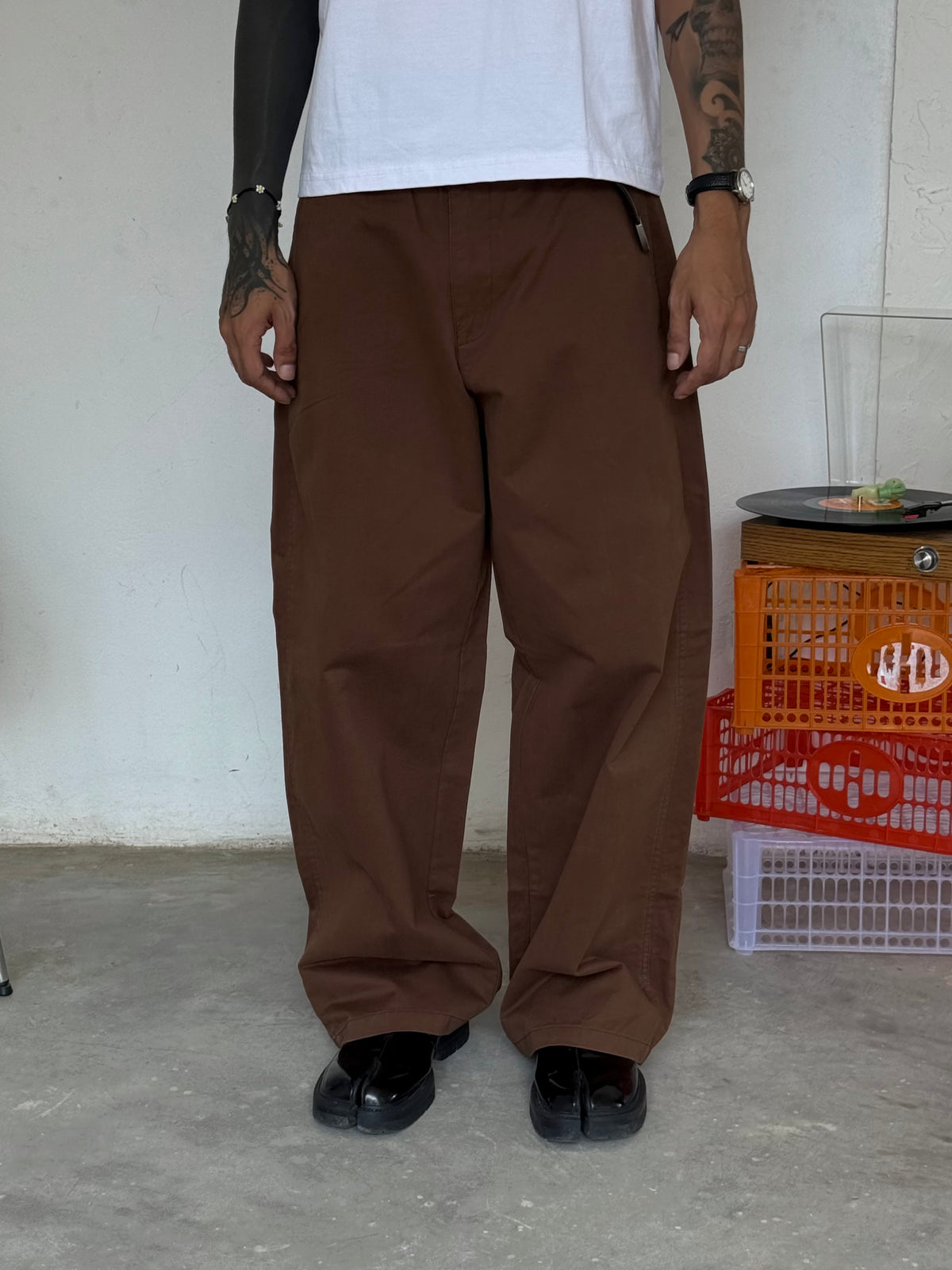 The Barrel Pant Brown