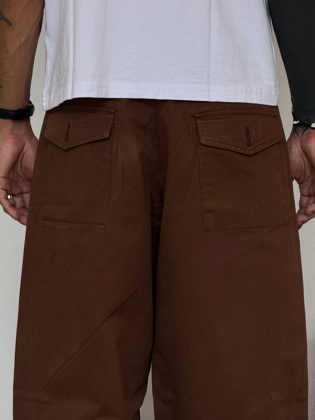 The Barrel Pant Brown