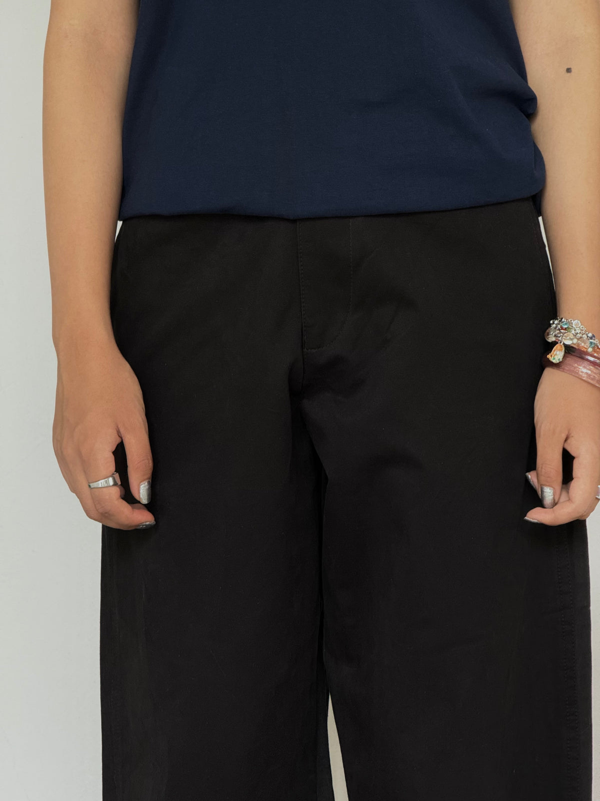 The Barrel Pant Black