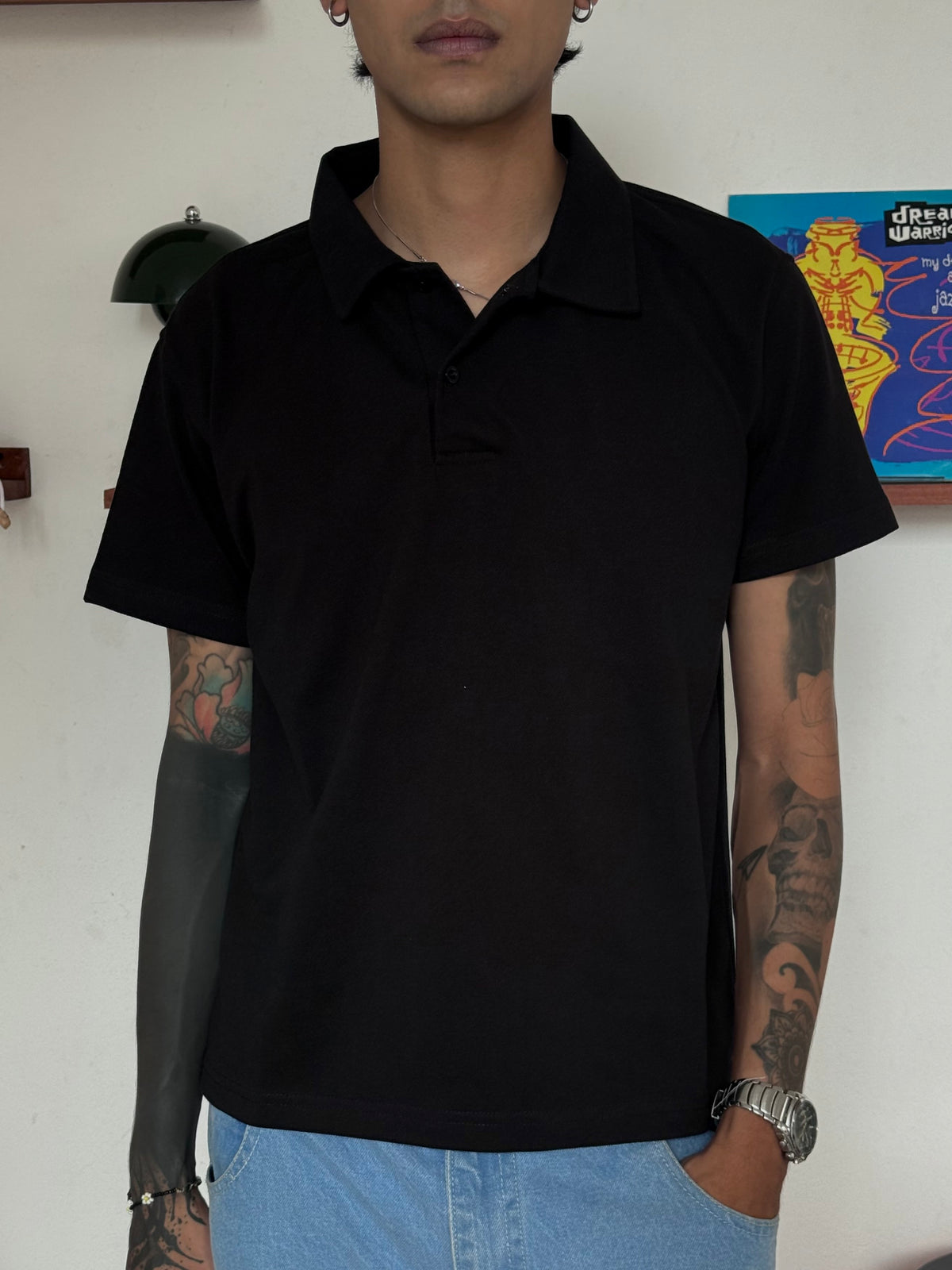 The Polo Tee Black