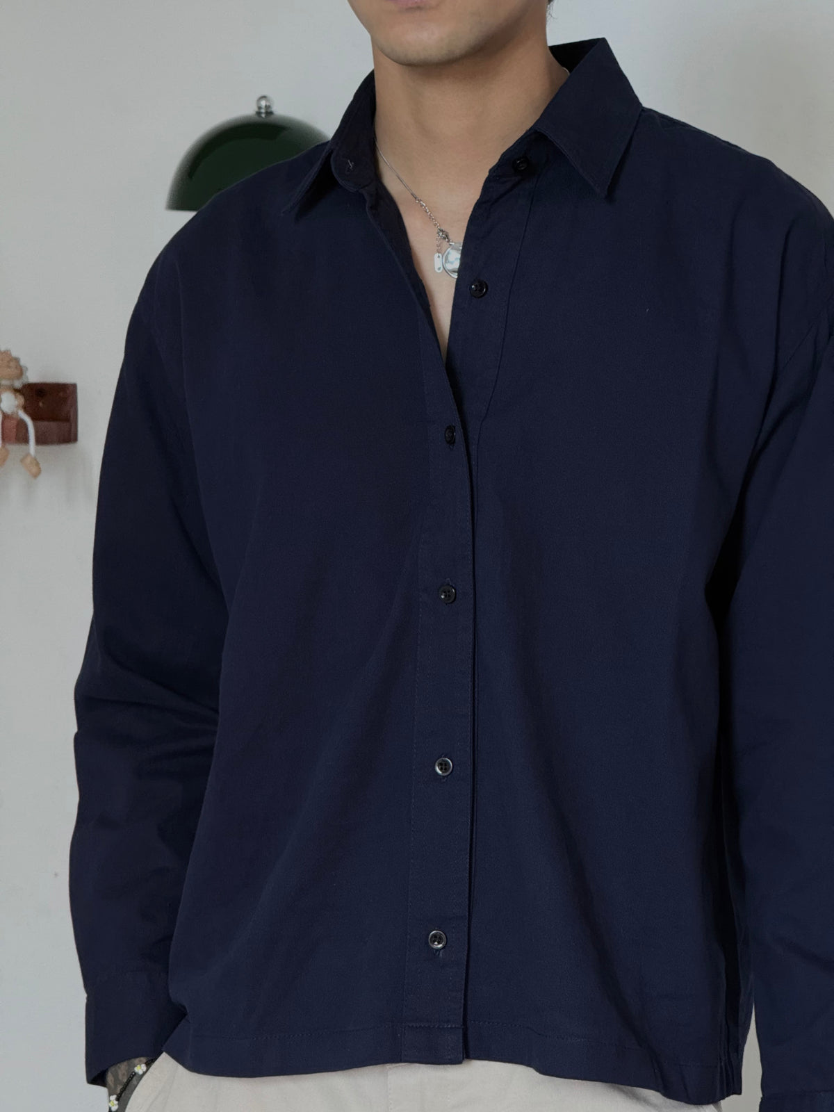 The William Shirt Navy Blue