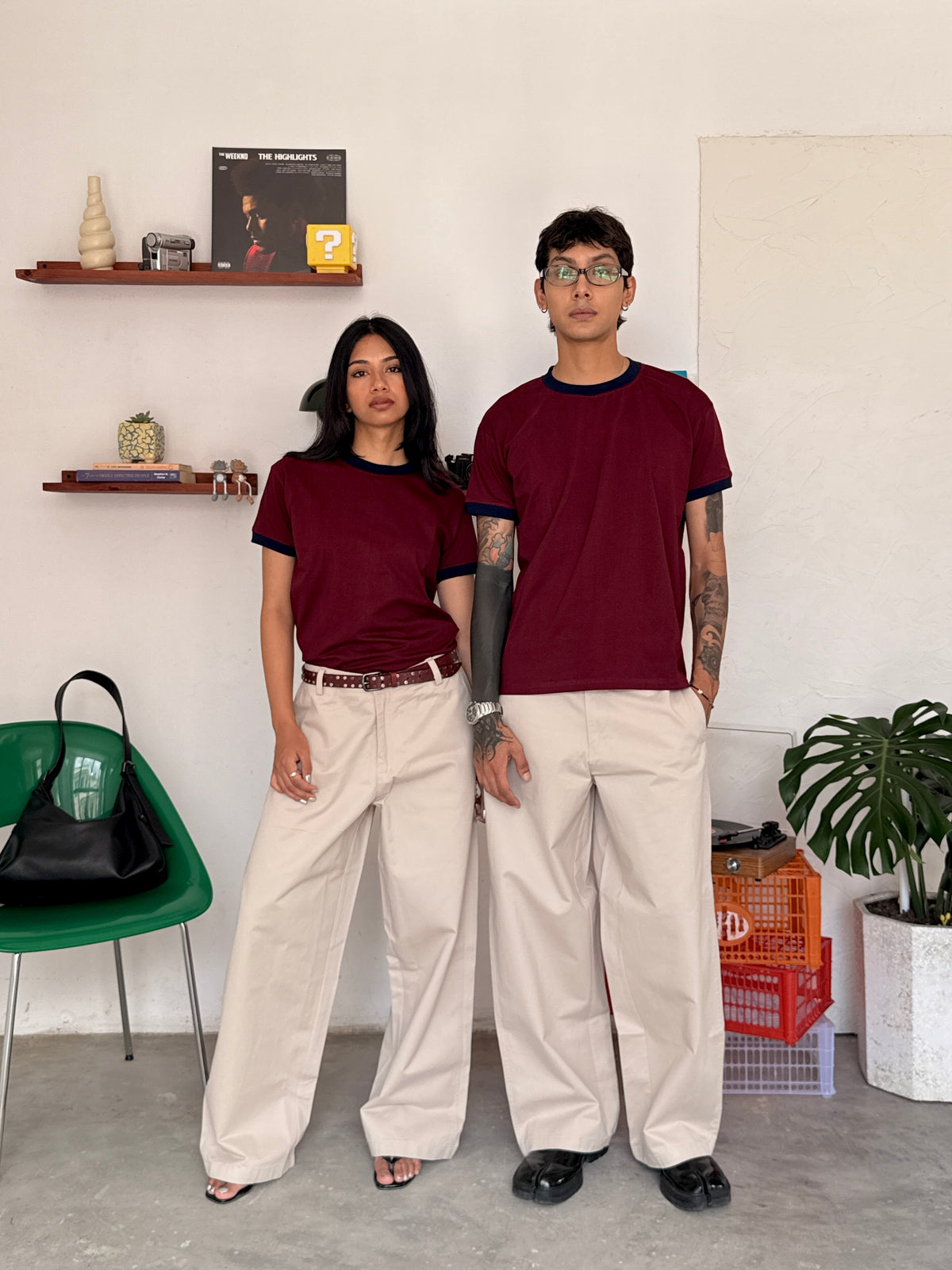 The Barrel Pant Beige