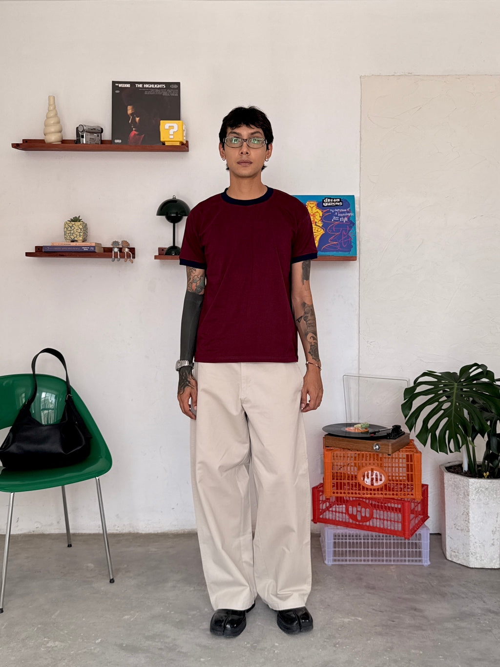 The Barrel Pant Beige