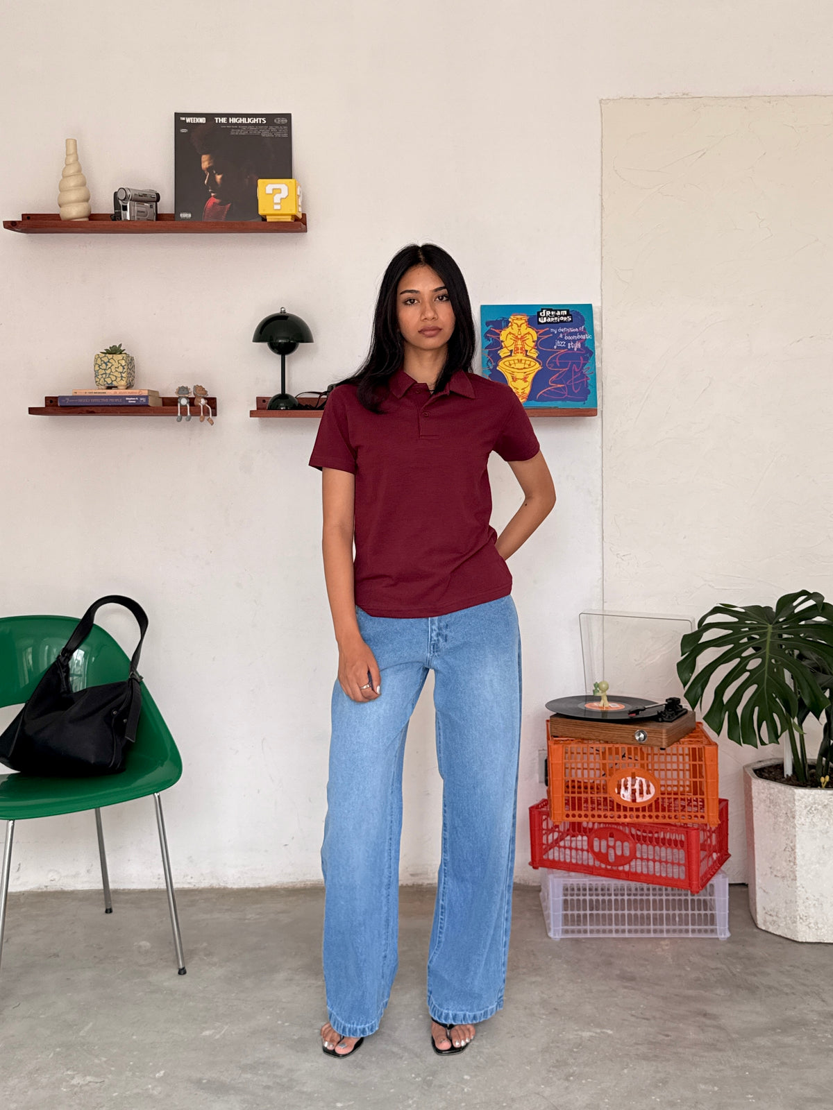 The Polo Tee Red