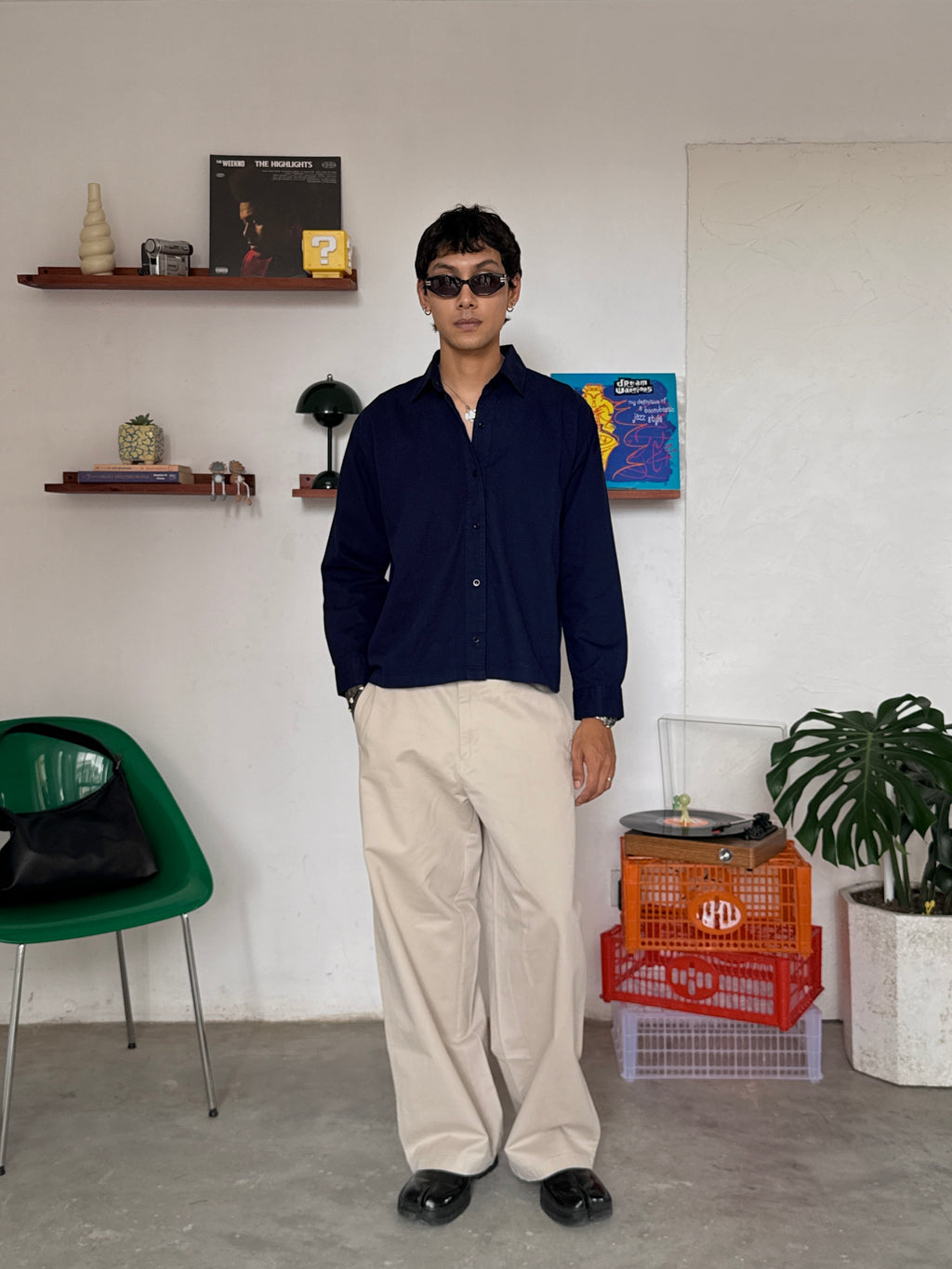 The William Shirt Navy Blue