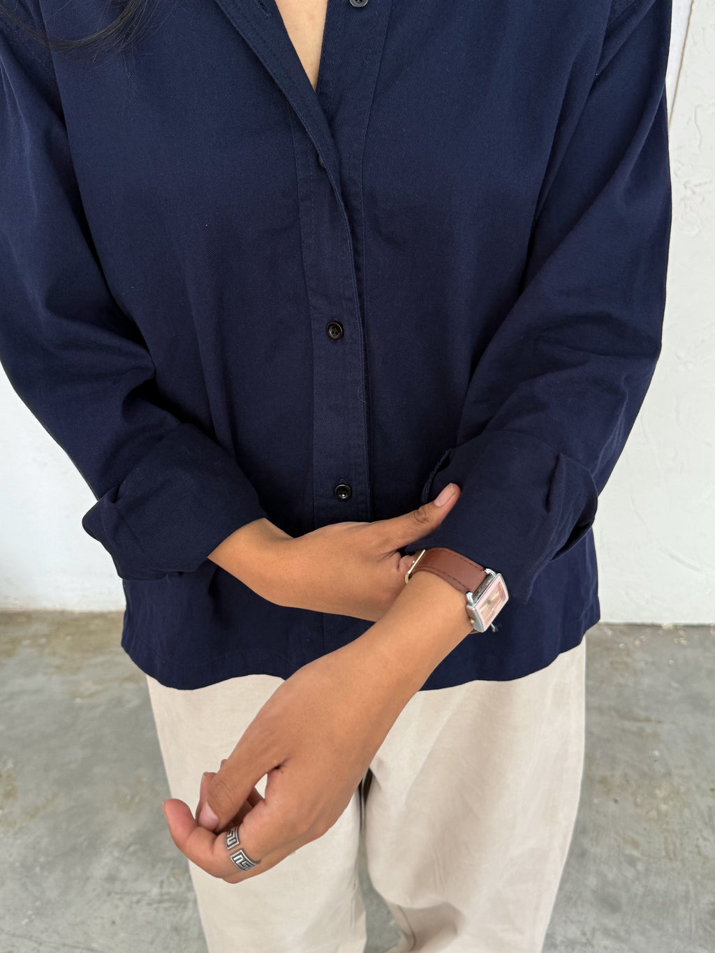 The William Shirt Navy Blue