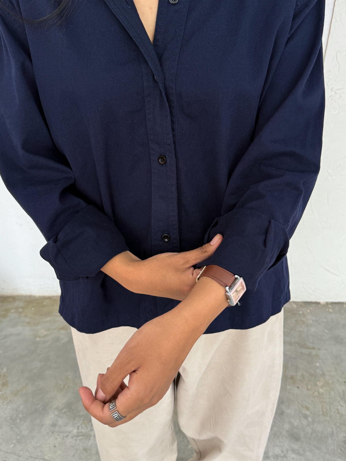 The William Shirt Navy Blue