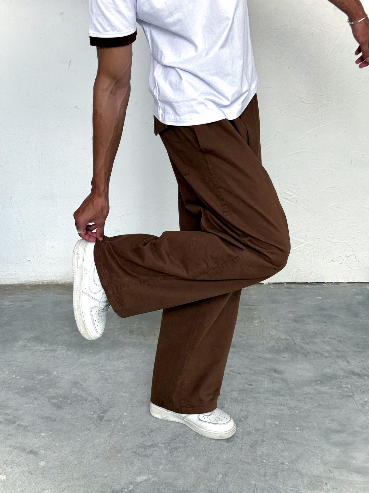 The Barrel Pant Brown
