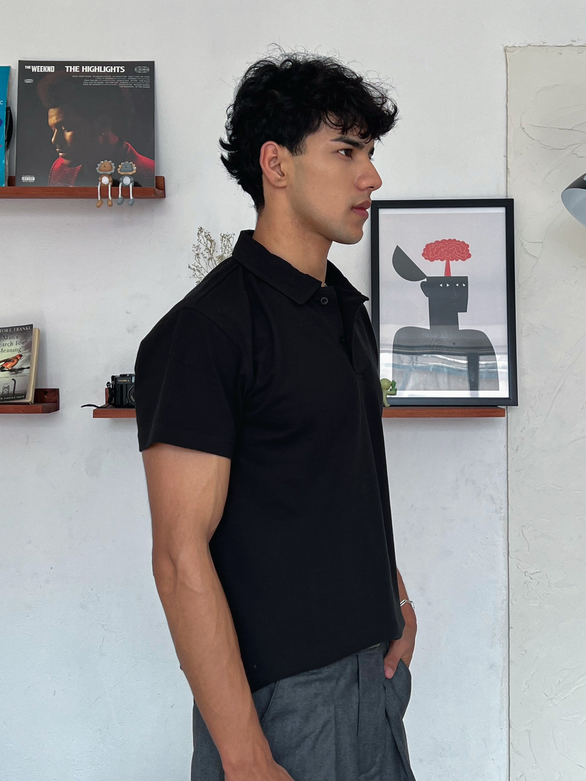 The Polo Tee Black