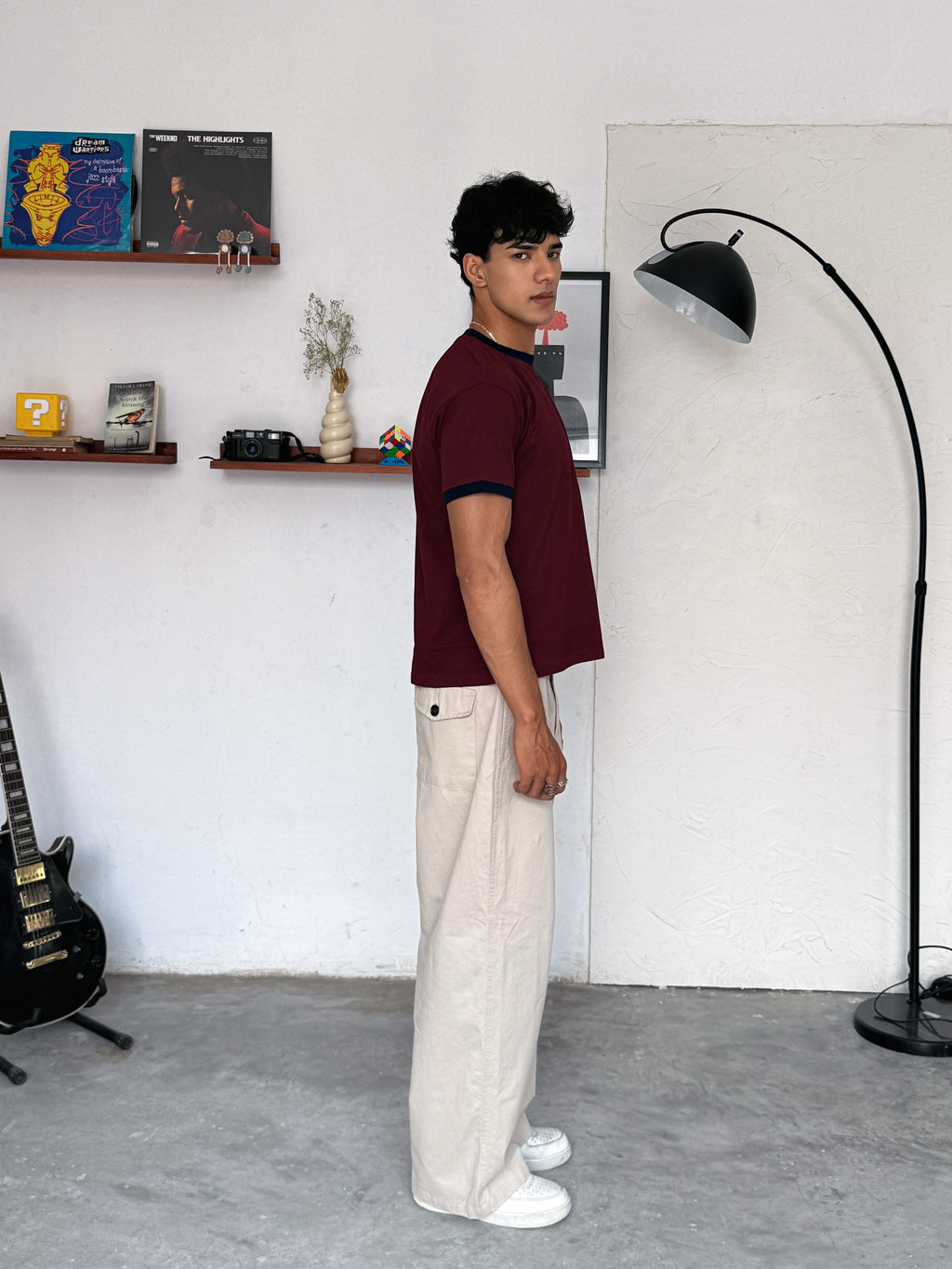 The Barrel Pant Beige