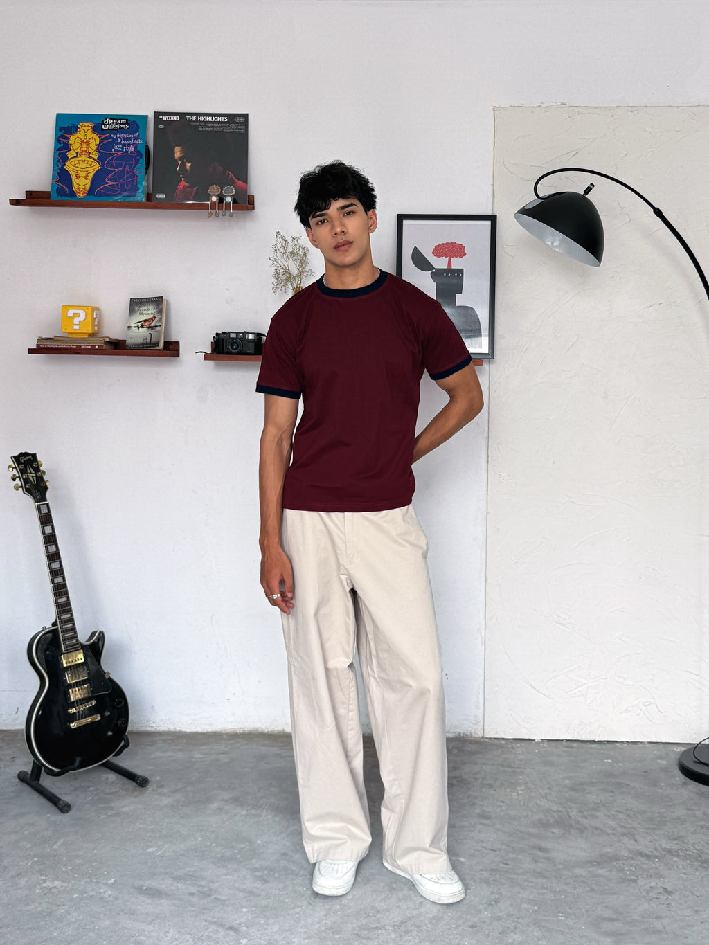 The Barrel Pant Beige