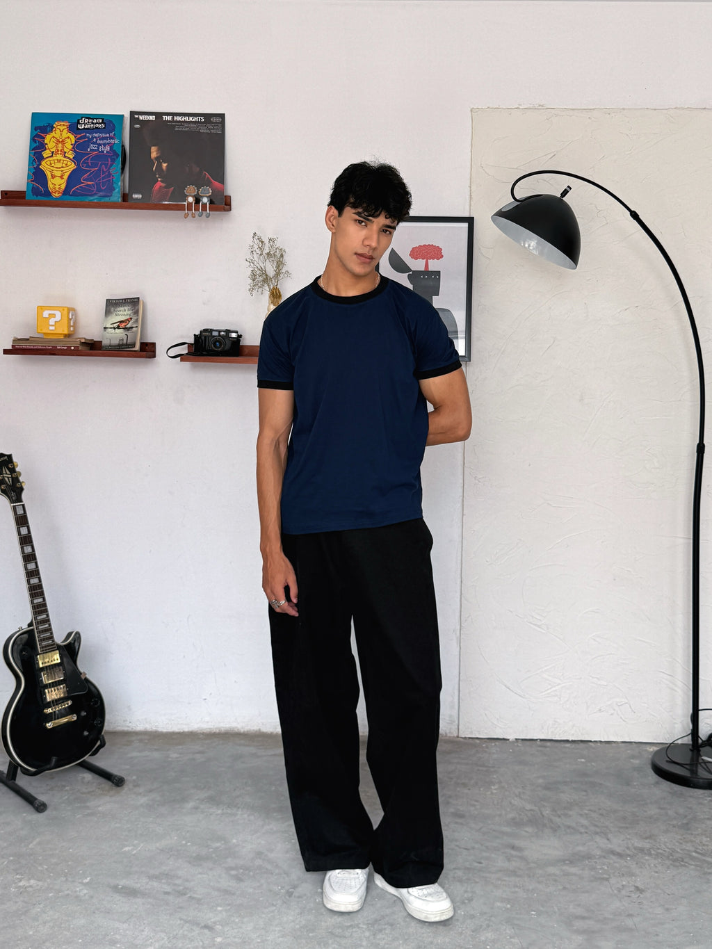The Barrel Pant Black