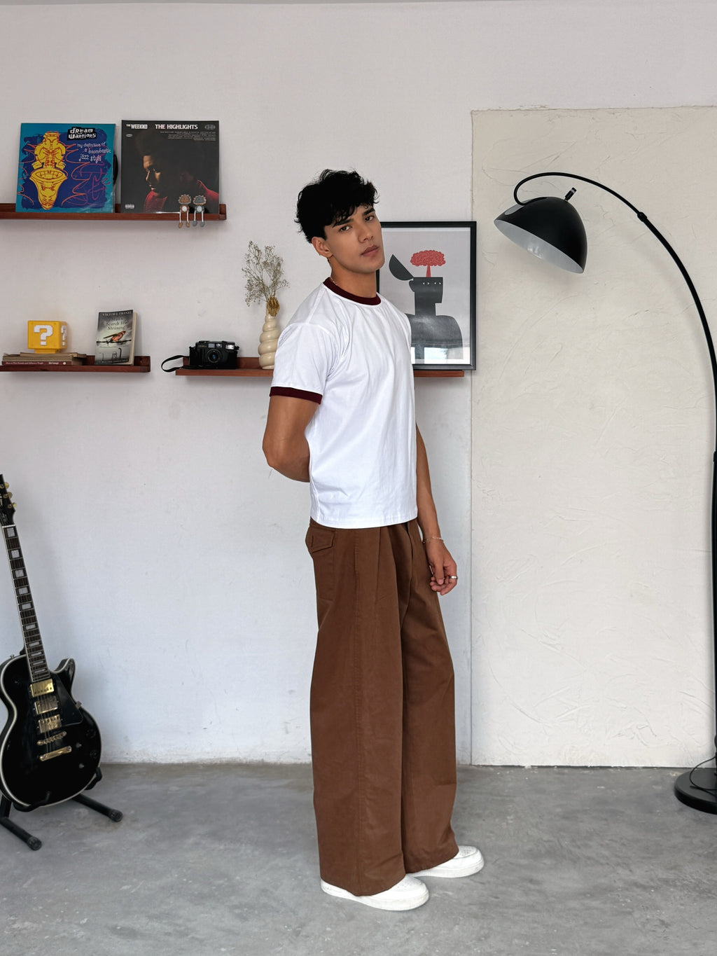 The Barrel Pant Brown