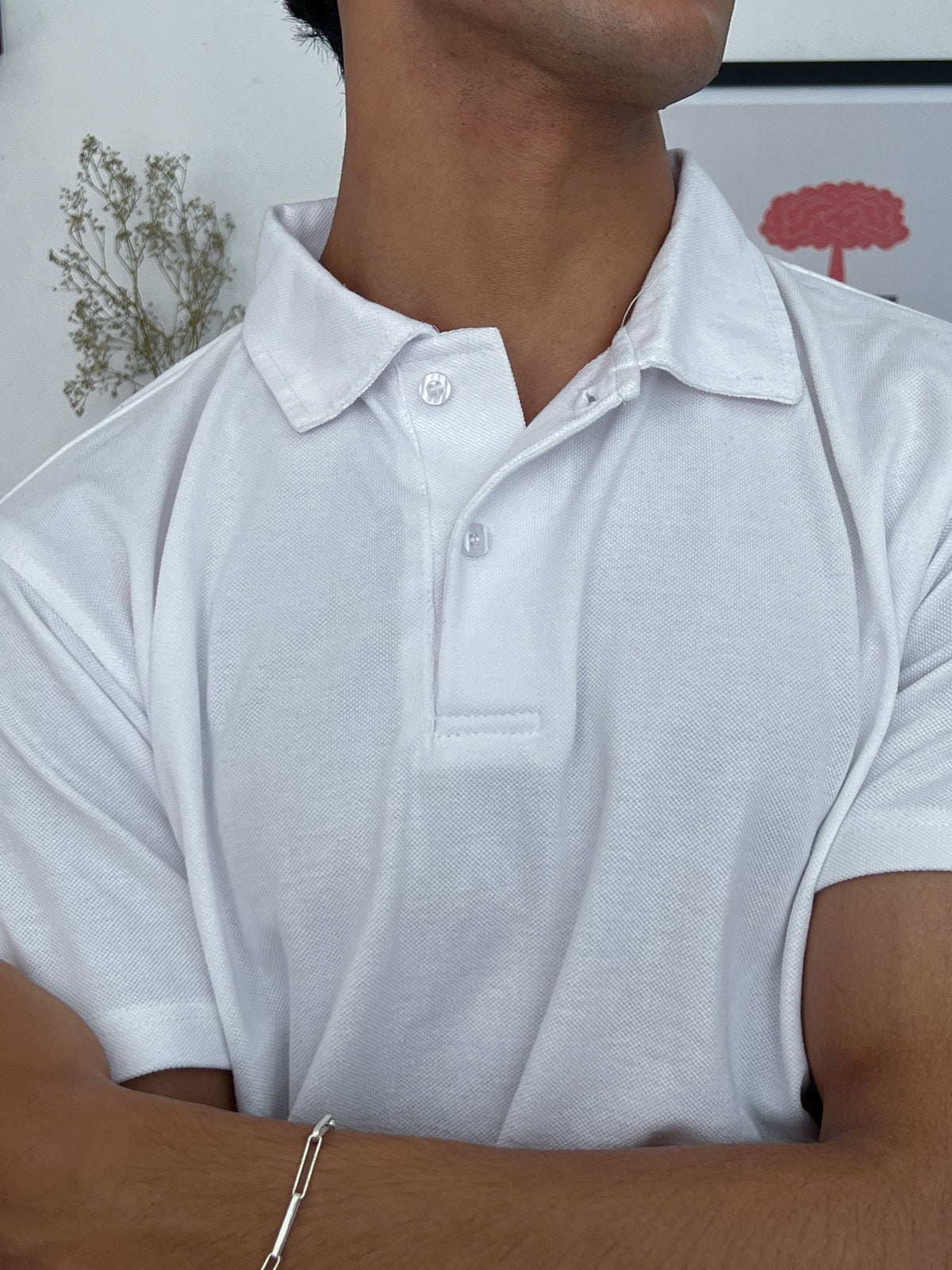 The Polo Tee White