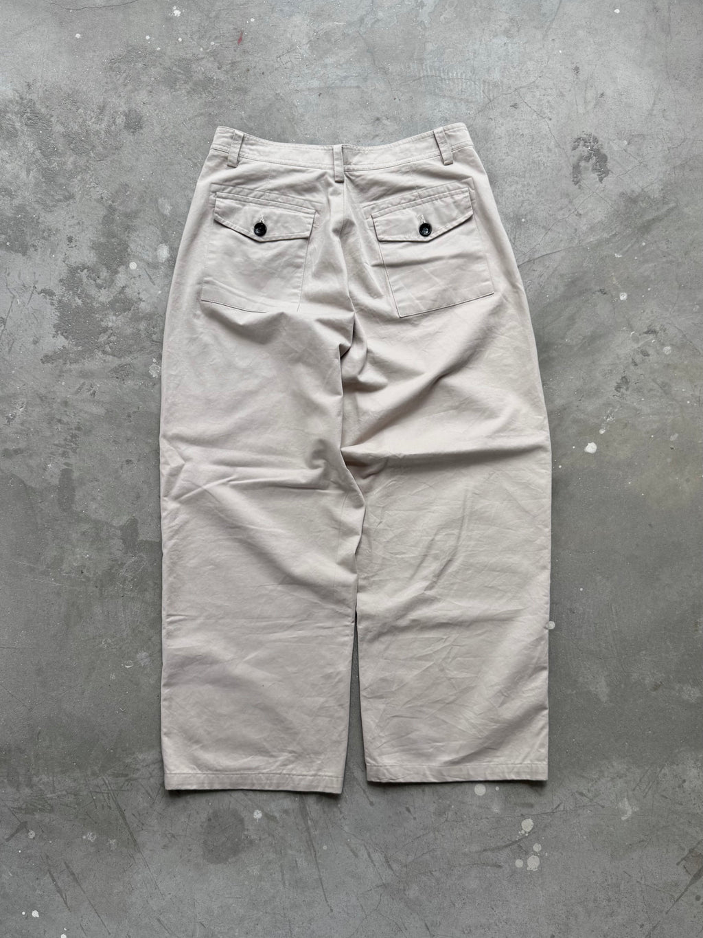 The Barrel Pant Beige