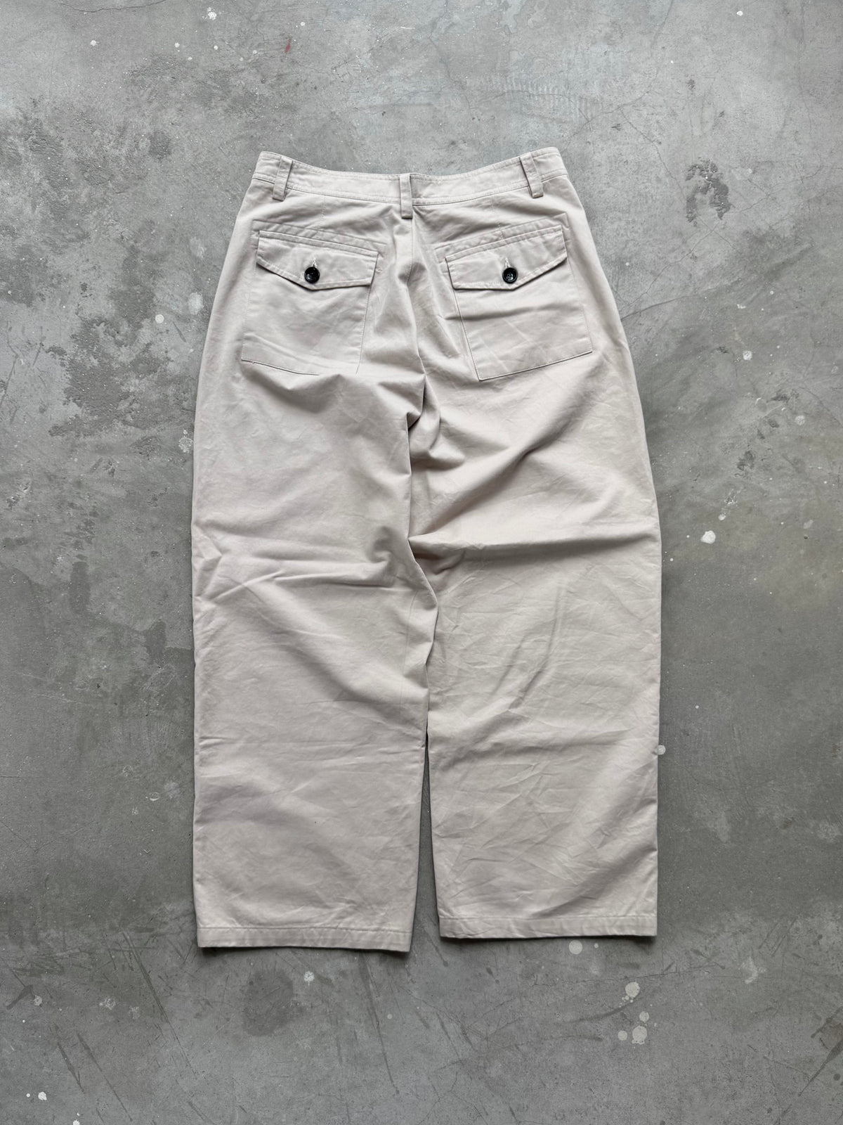 The Barrel Pant Beige