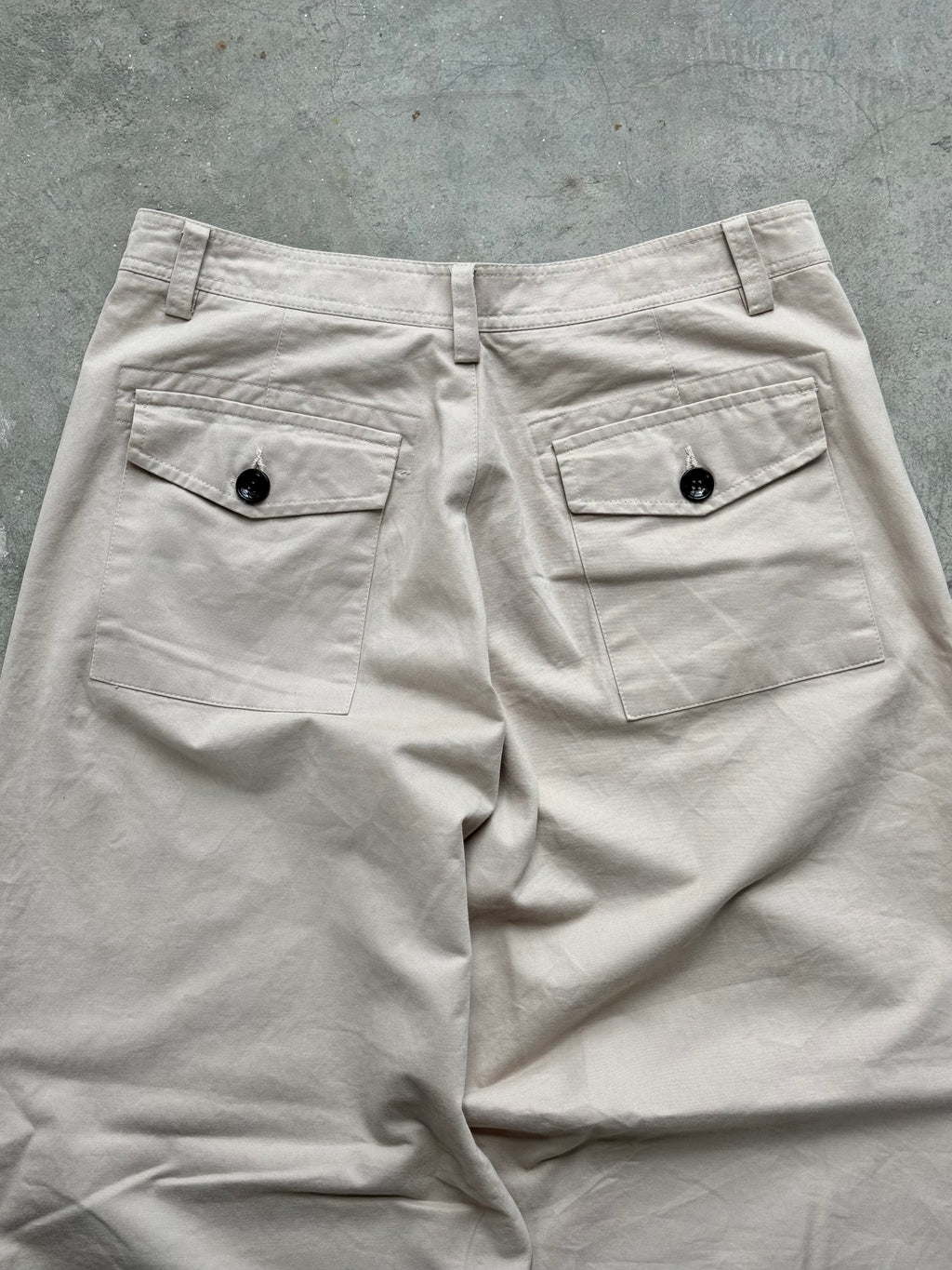 The Barrel Pant Beige