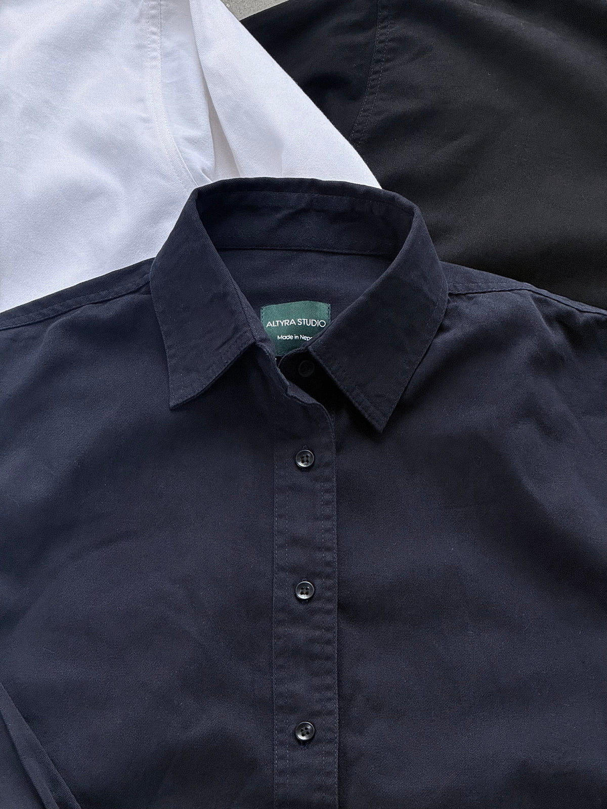 The William Shirt Navy Blue