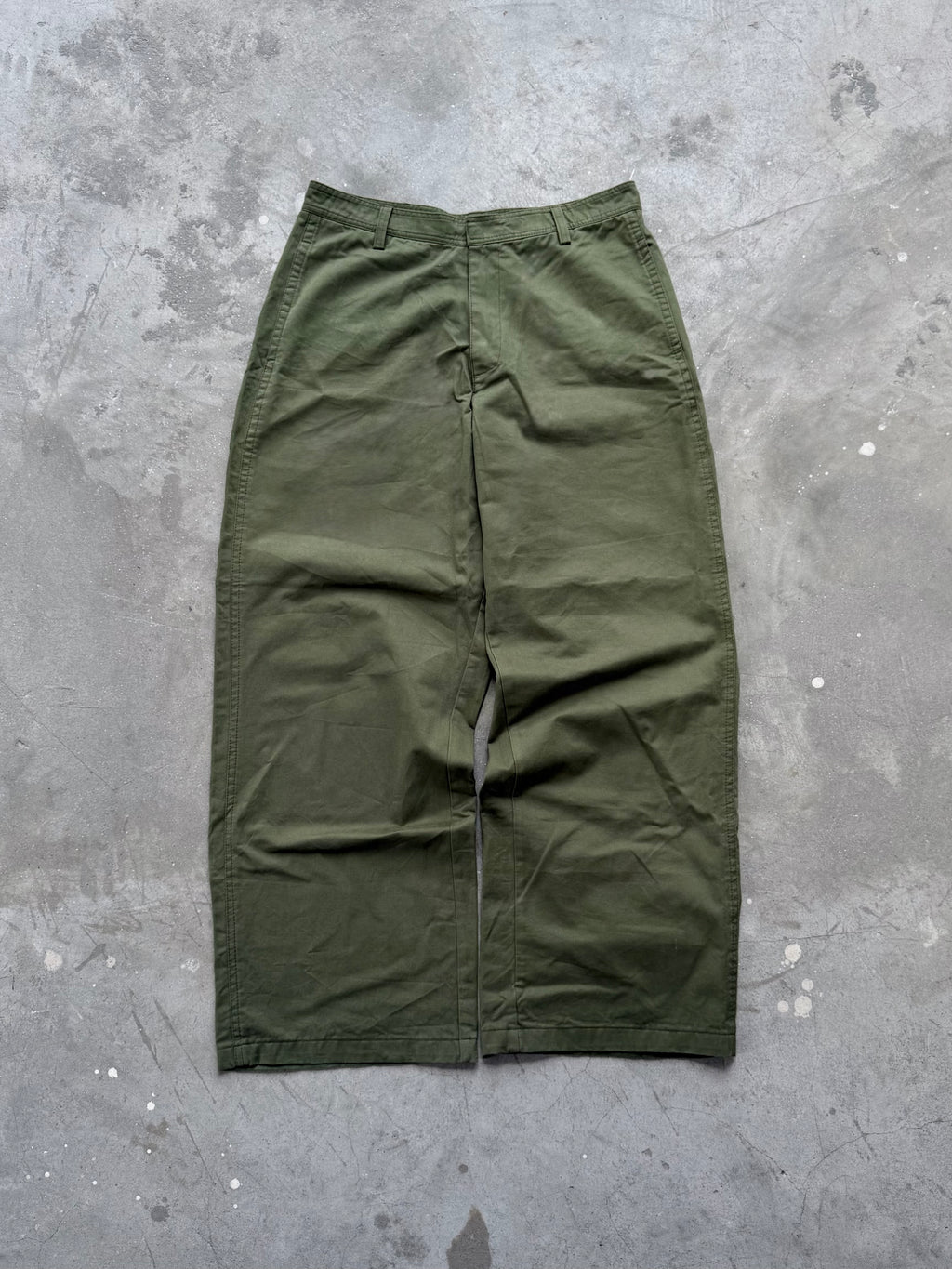 The Barrel Pant Green