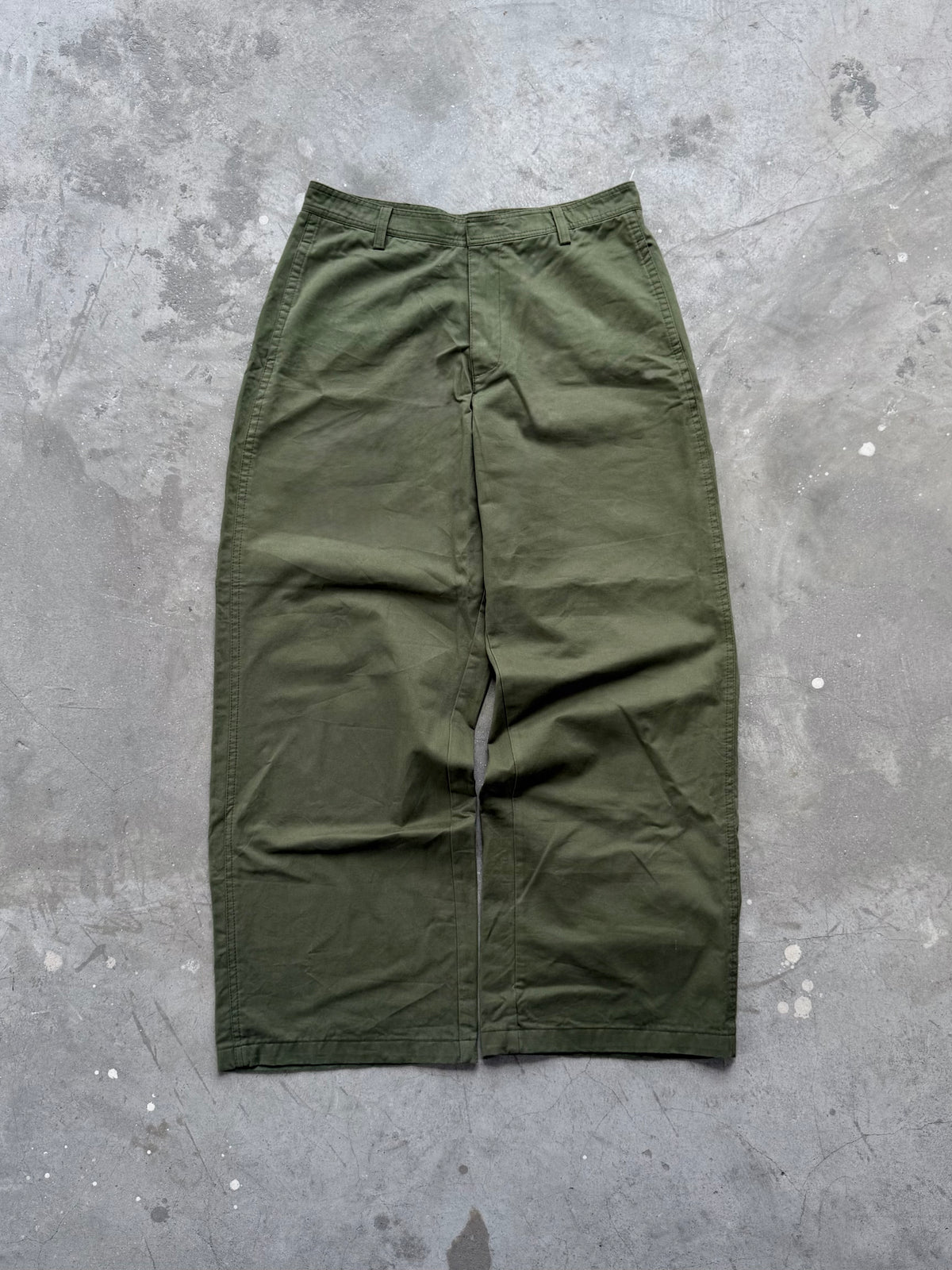 The Barrel Pant Green