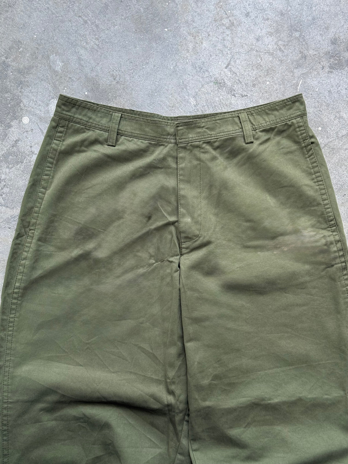 The Barrel Pant Green