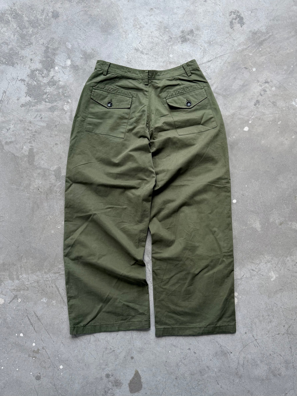 The Barrel Pant Green