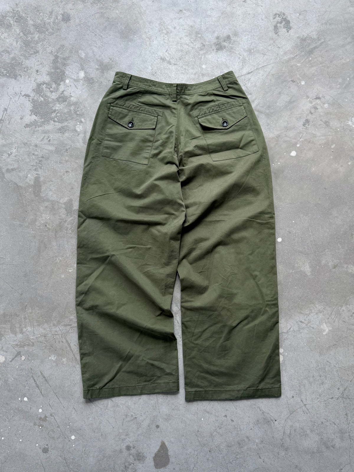 The Barrel Pant Green
