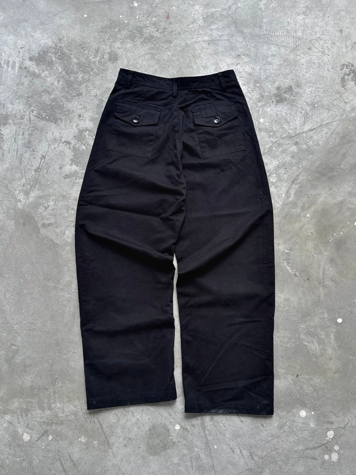 The Barrel Pant Black