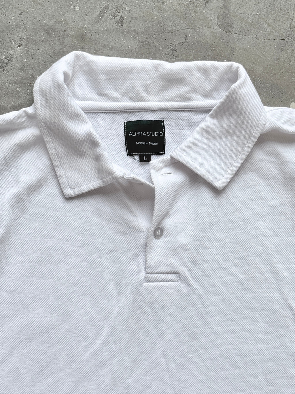 The Polo Tee White
