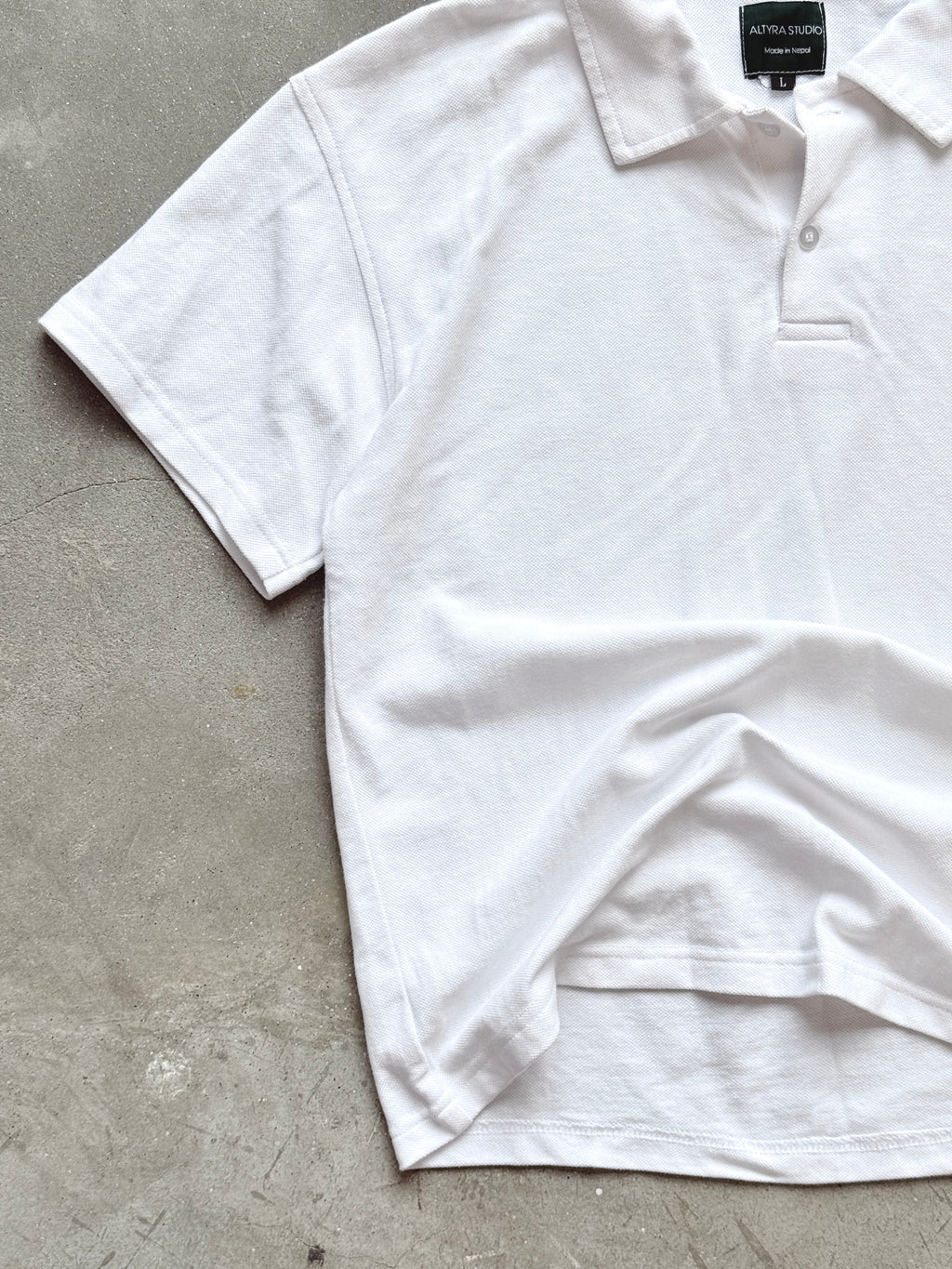 The Polo Tee White