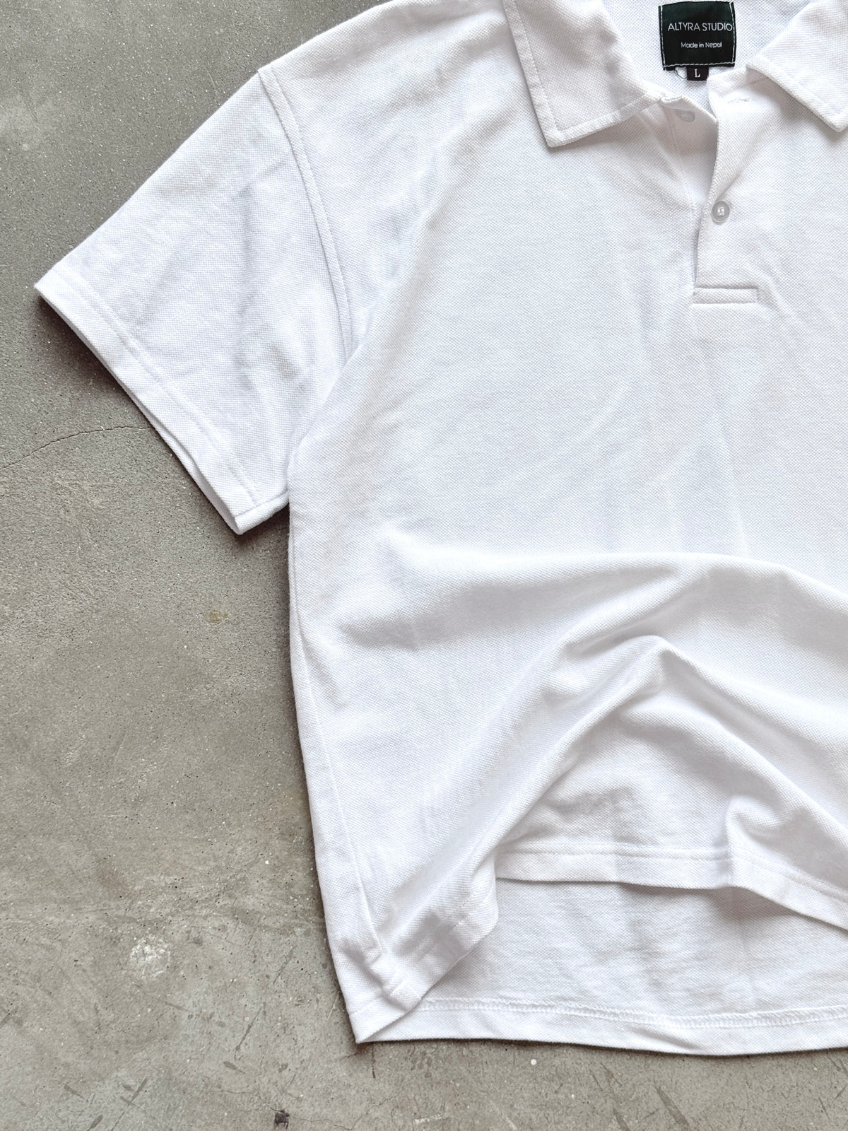 The Polo Tee White