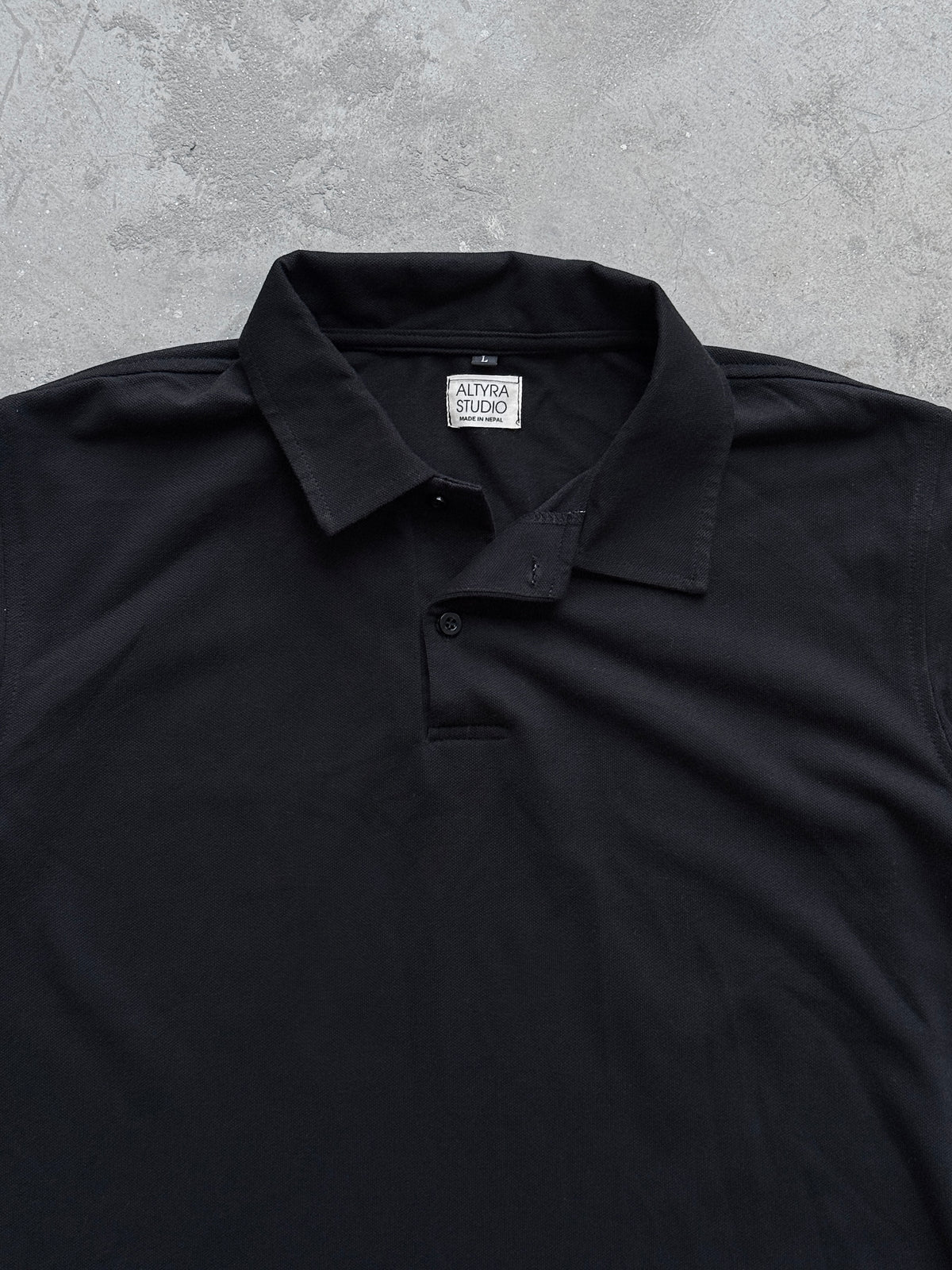 The Polo Tee Black