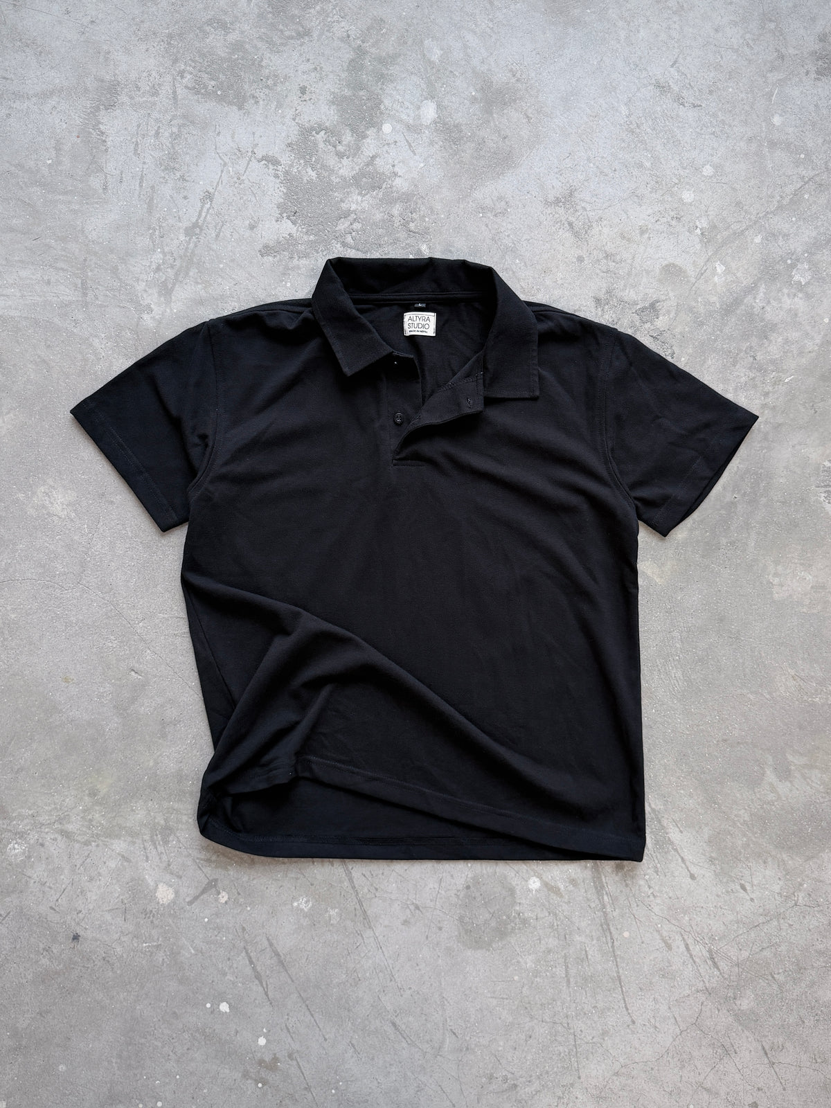 The Polo Tee Black