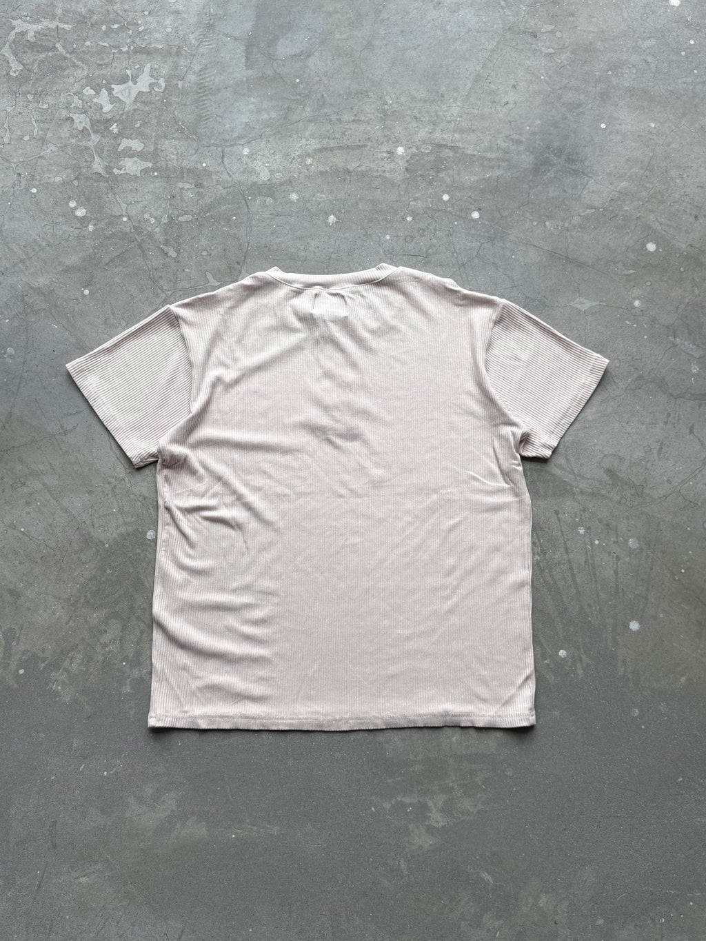 The Half Henley Tee Beige