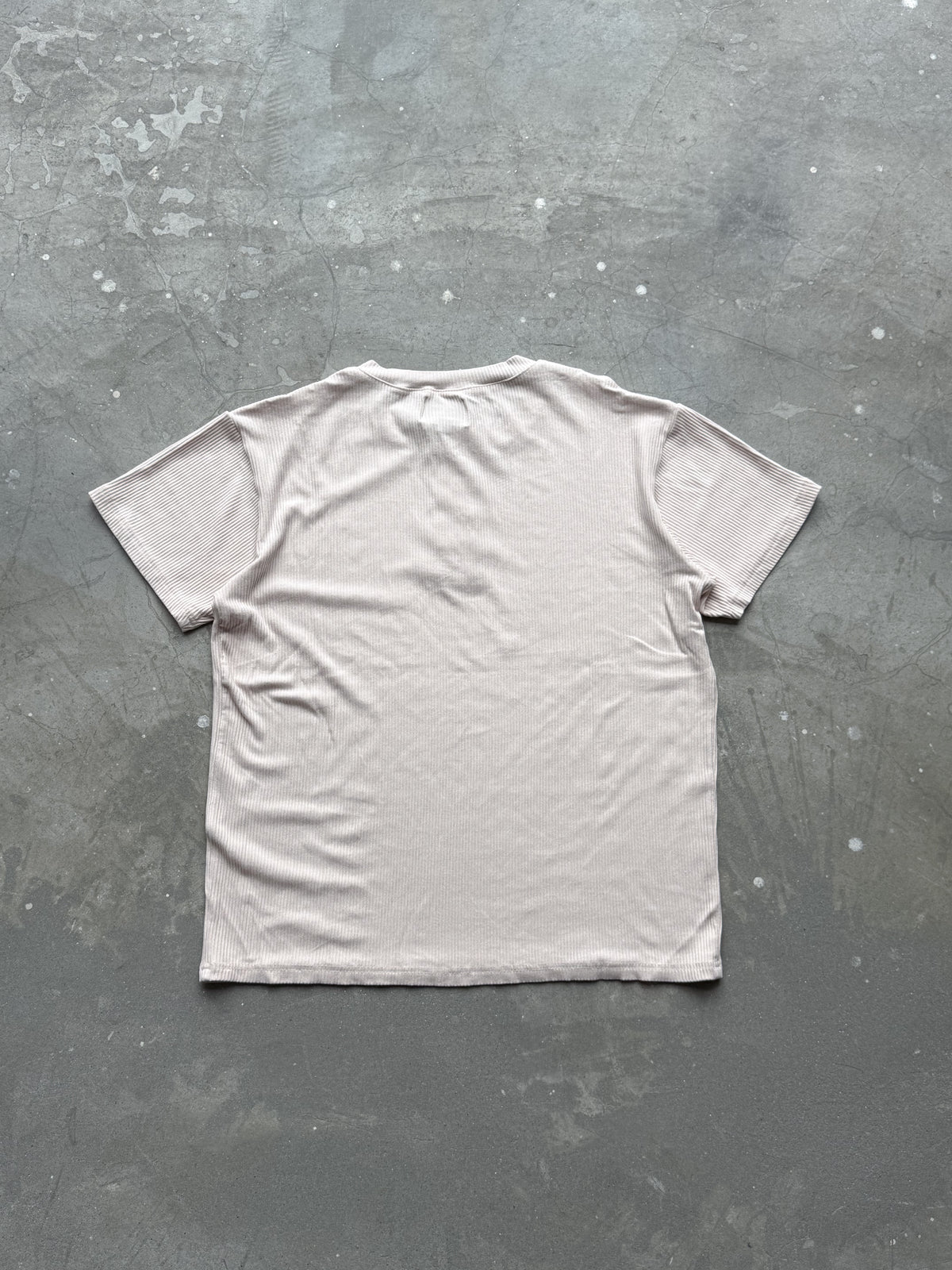 The Half Henley Tee Beige