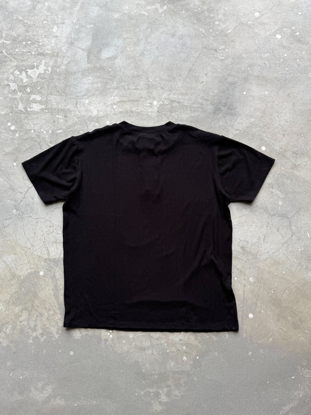 The Half Henley Tee Black
