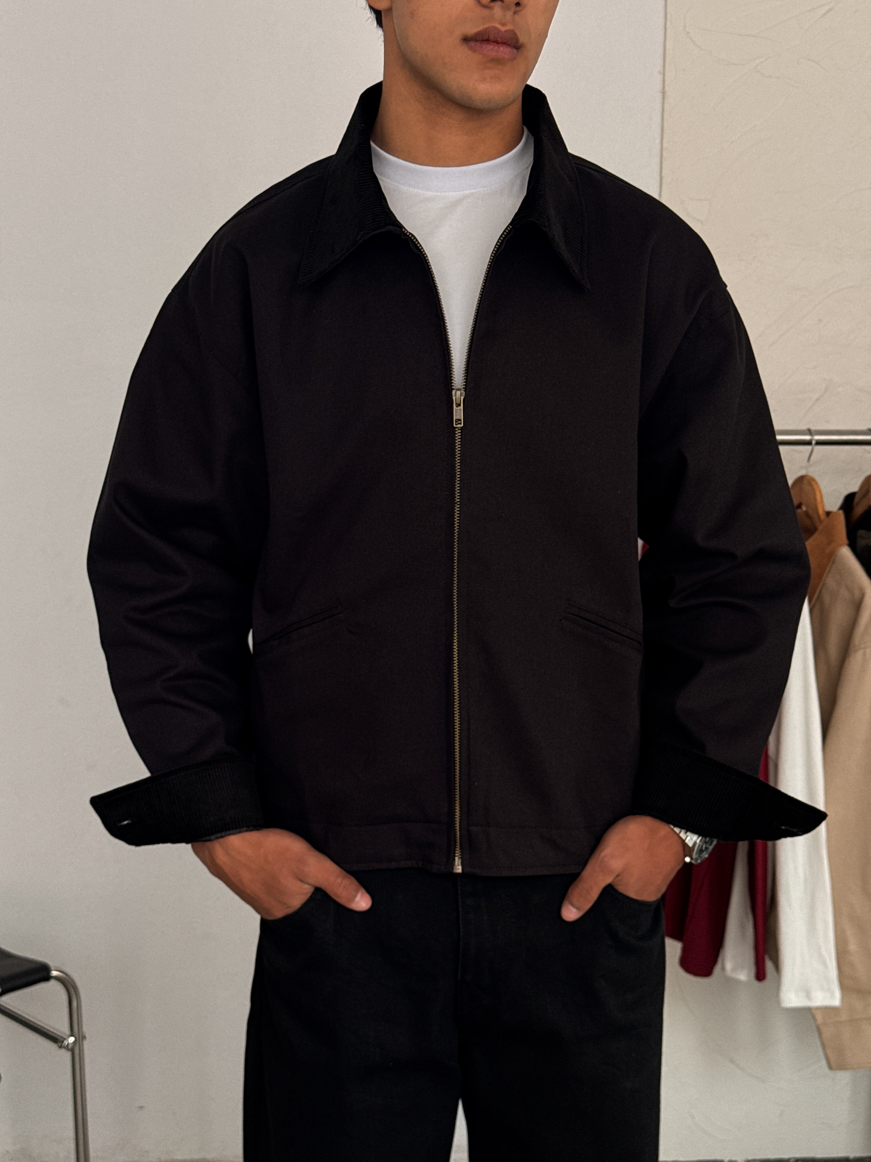 FRAMEWORK SATIN BLACK JACKET – My Store