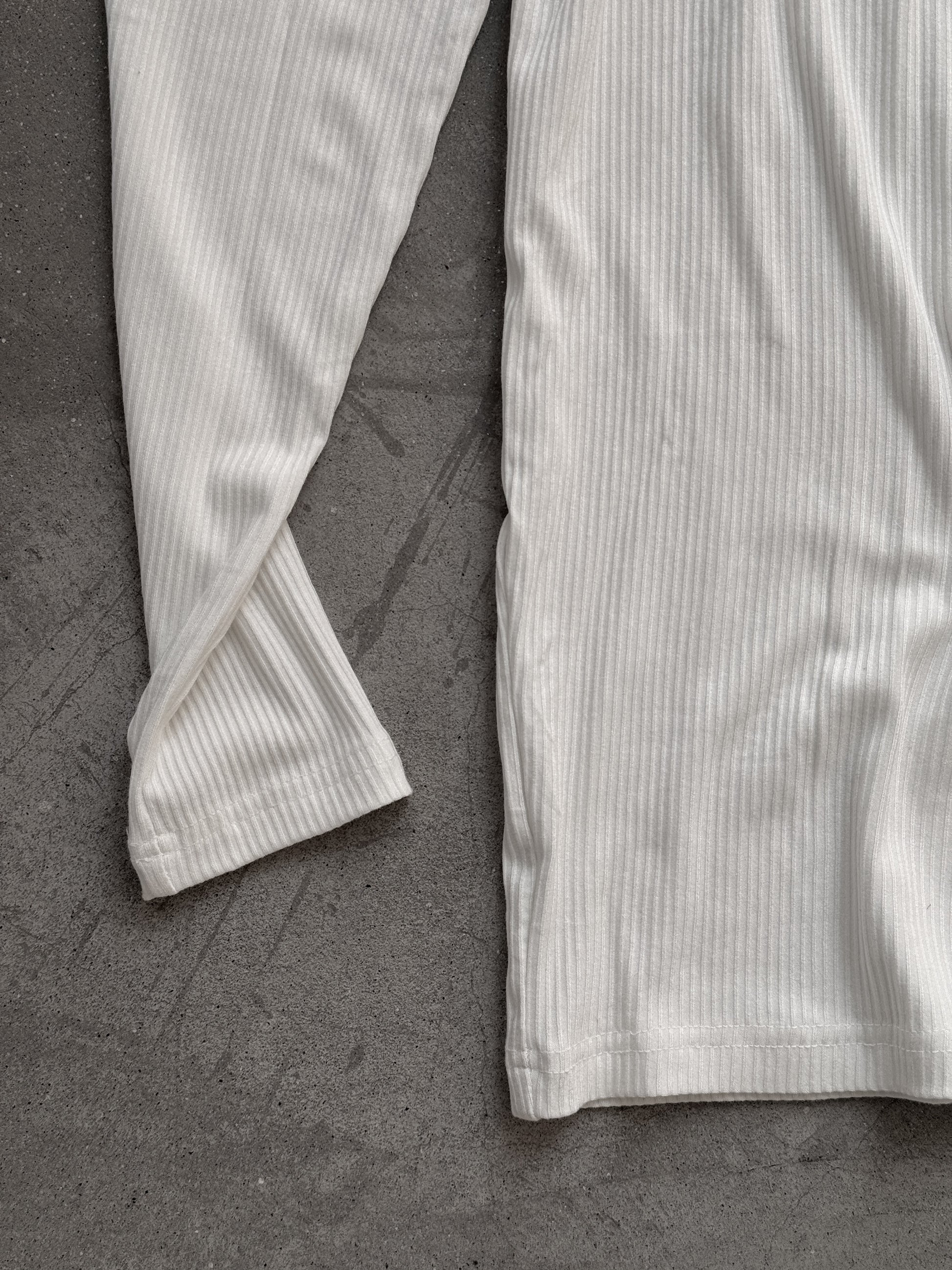 HENLEY WHITE TEE