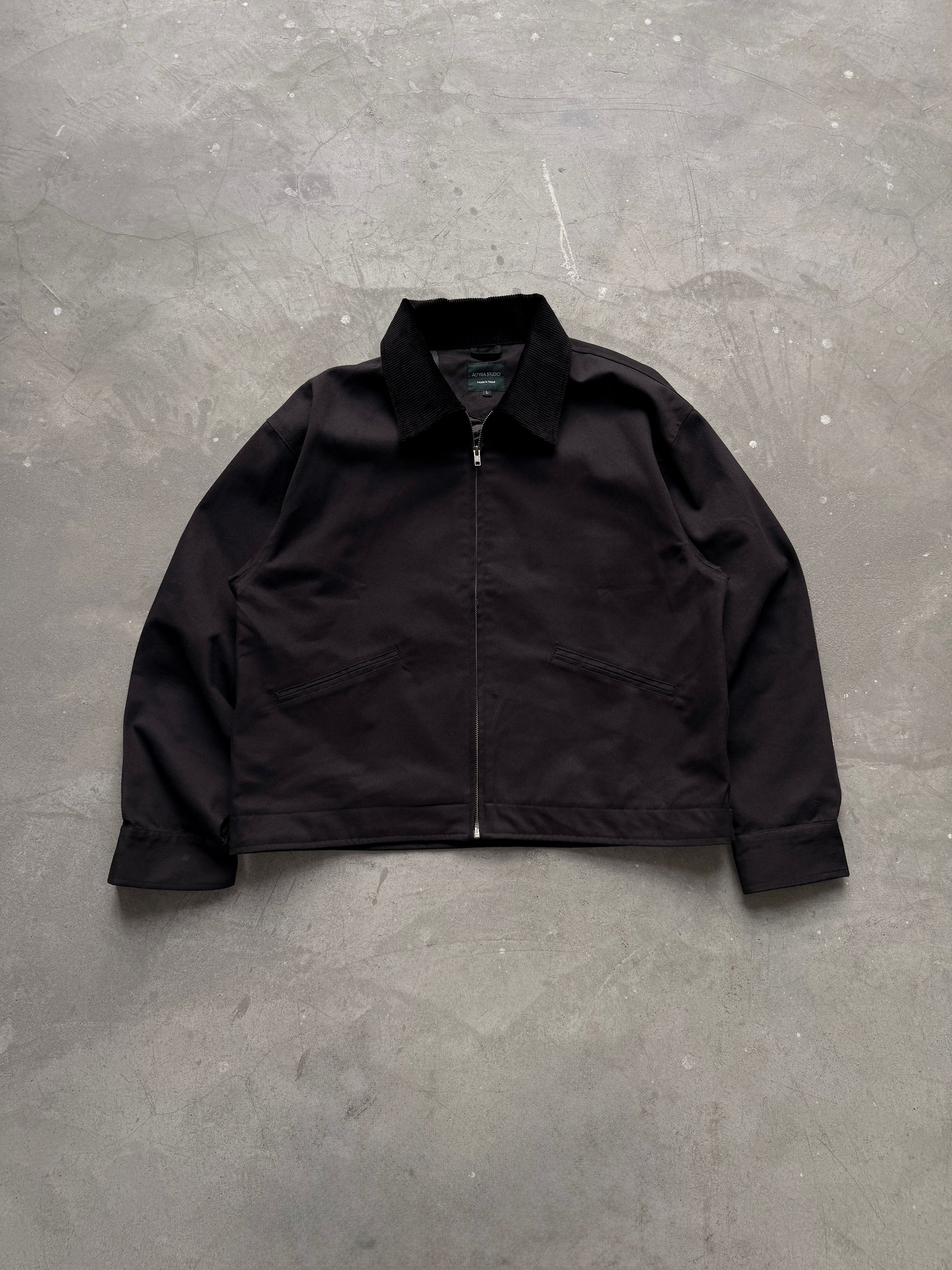 FRAMEWORK SATIN BLACK JACKET